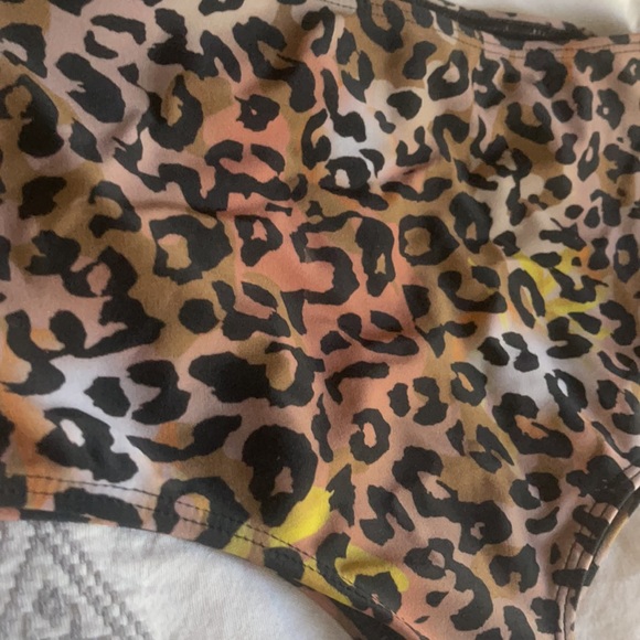 Cynthia Rowley Bikini Bottoms Beach Swim Resort Vacation Animal Print - Picture 3 of 9